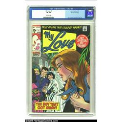 My Love #4 Stan Lee File Copy (Marvel, 1970) CGC VF 8.0 Off-white pages. More heart-wrenching dra...