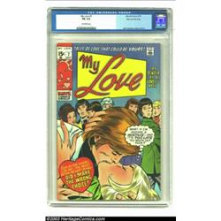 My Love #7 Stan Lee File Copy (Marvel, 1970) CGC FN 6.0 Off-white pages....