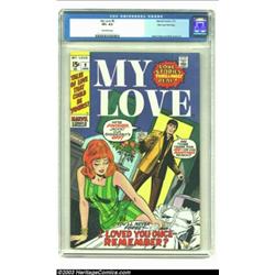 My Love (2nd series) #9 Stan Lee File Copy (Marvel, 1971) CGC VF+ 8.5 Off-white pages....