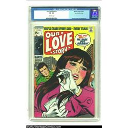 Our Love Story #1 Stan Lee File Copy (Marvel, 1969) CGC FN- 5.5 Off-white pages....
