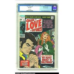 Our Love Story #5 Stan Lee File Copy (Marvel, 1970) CGC VF+ 8.5 Off-white pages....