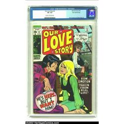 Our Love Story #6 Stan Lee File Copy (Marvel, 1970) CGC VF+ 8.5 Cream to off-white pages....