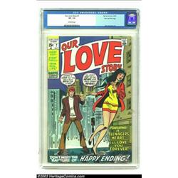 Our Love Story #7 Stan Lee File Copy (Marvel, 1970) CGC VF- 7.5 Off-white pages....