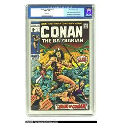 Conan The Barbarian #1 (Marvel, 1970) CGC NM+ 9.6 White pages....