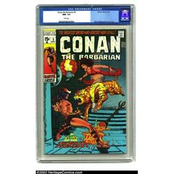 Conan The Barbarian #5 (Marvel, 1971) CGC NM+ 9.6 White pages. This early issue of <B>Conan...