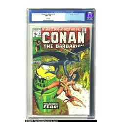 Conan The Barbarian #9 (Marvel, 1971) CGC NM+ 9.6 White pages....