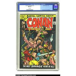 Conan The Barbarian #12 (Marvel, 1971) CGC NM 9.4 White pages....