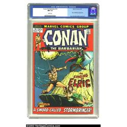 Conan The Barbarian #14 (Marvel, 1972) CGC NM 9.4 White pages. Elric of Melnibone appears in this...