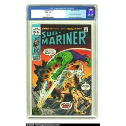 The Sub-Mariner #34 (Marvel, 1971) CGC NM+ 9.6 White pages. Sal Buscema and Jim Mooney render the...