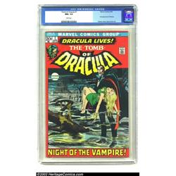 Tomb of Dracula #1 (Marvel, 1972) CGC NM+ 9.6 White pages....