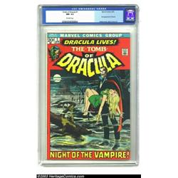 Tomb of Dracula #1 (Marvel, 1972) CGC NM- 9.2 Off-white pages....