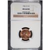 Image 1 : 1961-D LINCOLN CENT, NGC MS-66 RED  BETTER DATE