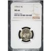 Image 1 : 1954-S JEFFERSON NICKEL, NGC MS-66 NGC PRICE GUIDE=$170.00