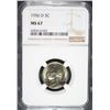 Image 1 : 1956-D JEFFERSON NICKEL, NGC MS-67  POPULATION OF 26,  NONE HIGHER!!