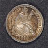 Image 1 : 1890 SEATED LIBERTY DIME CH BU