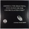 Image 3 : 2015 American the Beautiful 5 oz SILVER UNC COIN - BOMBAY HOOK NATL PARK