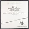 Image 4 : 2015 American the Beautiful 5 oz SILVER UNC COIN - BOMBAY HOOK NATL PARK