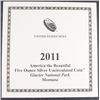Image 4 : 2011 America the Beautiful 5oz SILVER UNC COIN - GLACIER NATL PARK