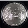 Image 1 : 2011 America the Beautiful 5oz SILVER UNC COIN - CHICKASAW NATL REC AREA