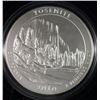 Image 1 : 2010 America the Beautiful 5oz SILVER UNC COIN- YOSEMITE NATL PARK