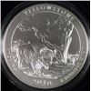 Image 1 : 2010 American the Beautiful 5oz SILVER UNC COIN - YELLOWSTONE NATL PARK