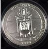 Image 1 : 2010 America the Beautiful 5oz SILVER UNC COIN - HOT SPRINGS NATL PARK