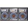 Image 2 : ( 3 ) 1955-S LINCOLN CENTS PCGS MS 66 RED