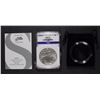 Image 1 : 2006-W AMERICAN SILVER EAGLE - BURNISHED ICGA PERFECT GEM BU