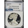 Image 1 : 1987-S AMERICAN SILVER EAGLE PCI GRADED PERFECT PROOF DCAM