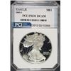 Image 1 : 1989-S AMERICAN SILVER EAGLE PCI GRADED PERFECT PROOF DCAM