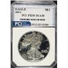 Image 1 : 1992-S AMERICAN SILVER EAGLE PCI GRADED PERFECT PROOF DCAM