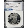 Image 1 : 1999-P AMERICAN SILVER EAGLE PCI GRADED PERFECT PROOF DCAM