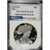 Image 1 : 2000-P AMERICAN SILVER EAGLE PCI GRADED PERFECT PROOF DCAM