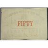 Image 2 : 1862 FIFTY CENT STATE OF SOUTH CAROLINA PAPER NOTE