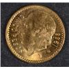 Image 1 : 1955 5 PESO MEXICO GOLD BU