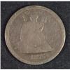 Image 1 : 1875-S SEATED LIBERTY TWENTY CENT PIECE OBVERSE SCRATCH G-VG