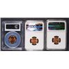 Image 2 : 3 - LINCOLN WHEAT CENTS MS 65 RD; 1942 NGC, 1944 NGC, 1958 PCGS