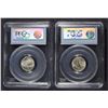 Image 2 : ( 2 ) 1946 ROOSEVELT DIMES PCGS MS66