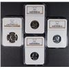Image 1 : ( 4 ) WASHINGTON QUARTERS NGC PF66; 3- 1963 & 1- 1968-S
