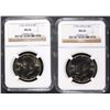 Image 1 : ( 2 ) 1976-D KENNEDY HALF DOLLARS NGC MS 66