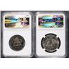 Image 2 : ( 2 ) KENNEDY HALF DOLLARS NGC; 1980-S PR 67 ULTRA CAMEO TONED & 1982 P MS 65