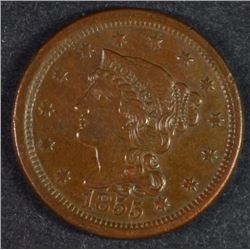 1855 LARGE CENT AU