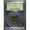 Image 1 : 1905 INDIAN CENT PCGS PR64RD  GREEN LABEL NICE