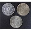 Image 2 : ( 3 ) 1921 MORGAN SILVER DOLLARS, CHOICE BU