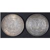 Image 2 : 1879-S CHOICE BU cleaned & 1896 AU MORGAN SILVER DOLLARS