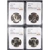 Image 1 : ( 4 ) 1987-D KENNEDY HALF DOLLARS, NGC MS-66
