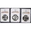 Image 1 : ( 3 ) 1968-D KENNEDY HALF DOLLARS, NGC MS-65