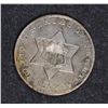 Image 1 : 1852 3-CENT SILVER XF/AU  NICE