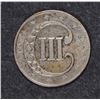Image 2 : 1852 3-CENT SILVER XF/AU  NICE