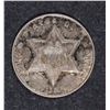 Image 1 : 1861 3-CENT SILVER, NICE ORIGINAL AU
